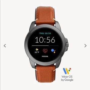 Fossil Gen 5E Smartwatch Brown Leather FTW4055